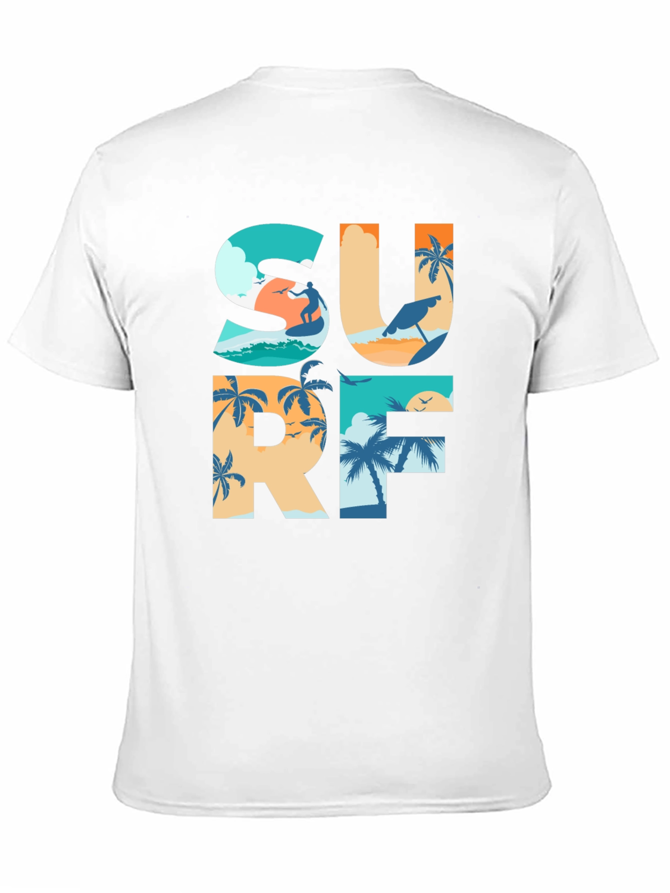 Surf Graphic T-Shirt: Beach Life Apparel