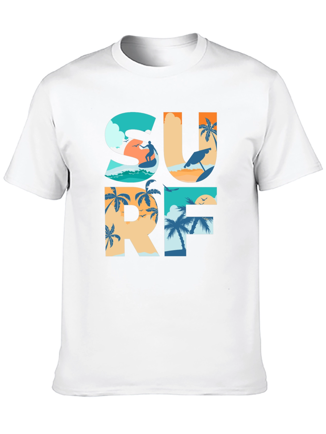 Surf Graphic T-Shirt: Beach Life Apparel