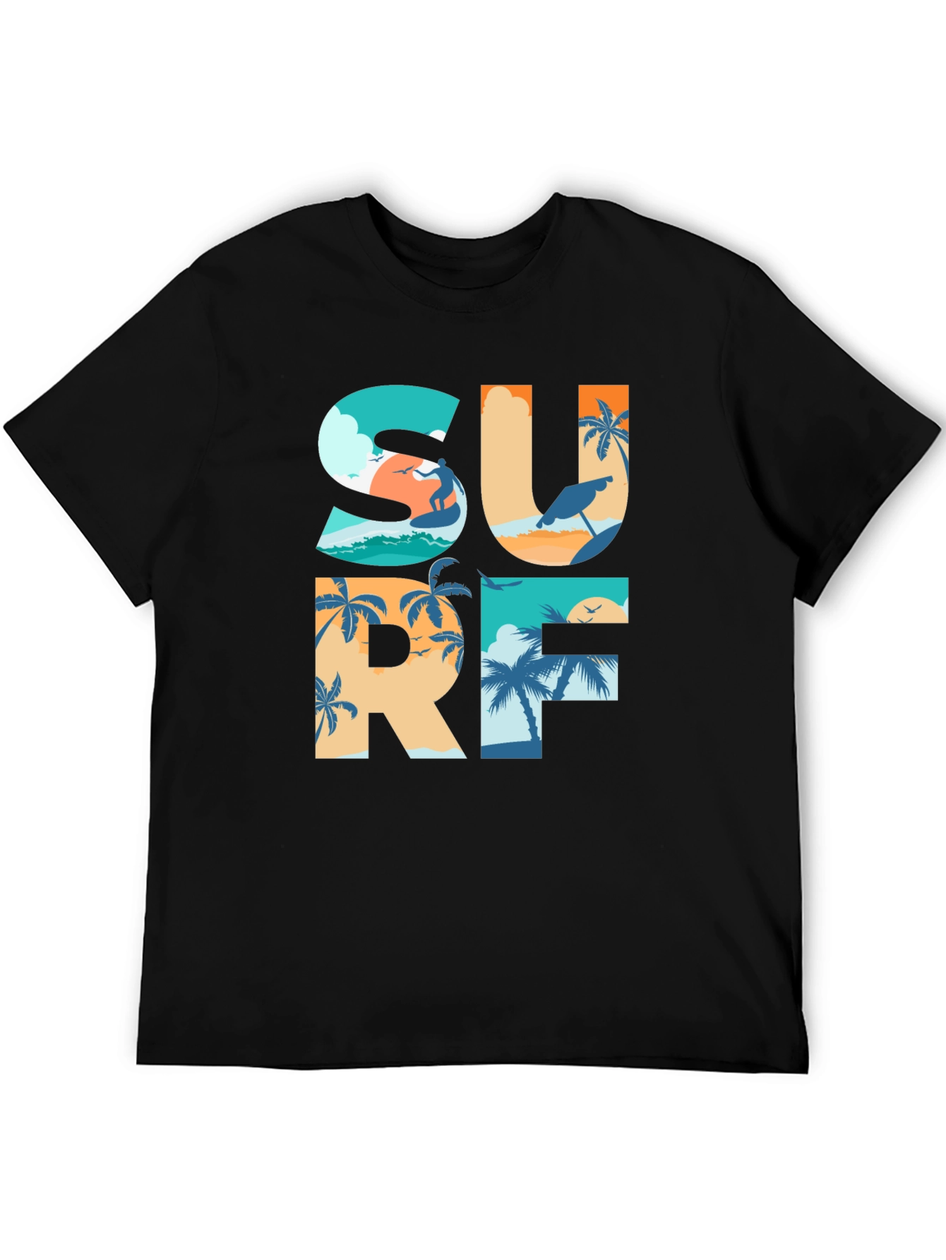 Surf Graphic T-Shirt: Beach Life Apparel