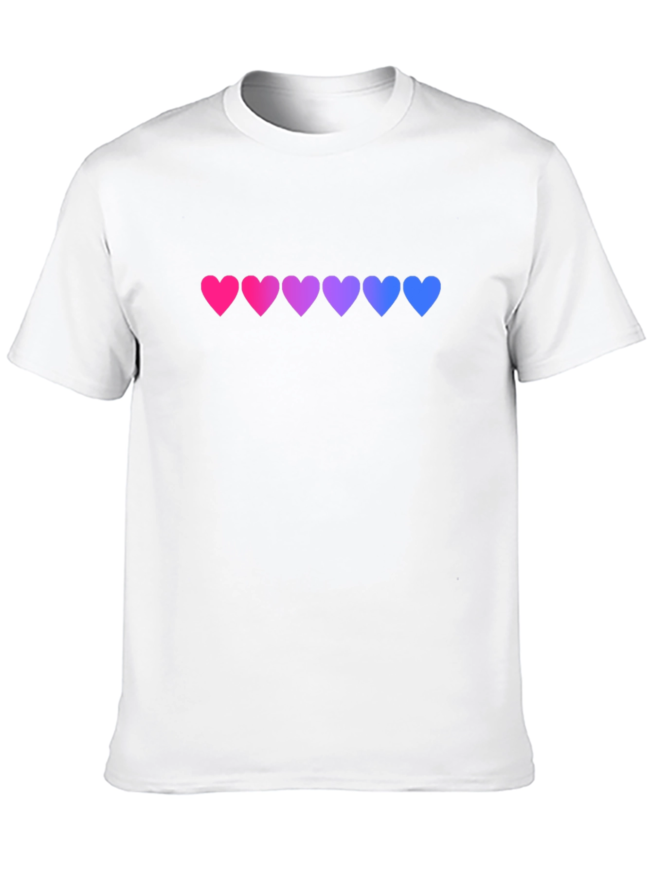 Bi Pride Heart T-Shirt - Stylish LGBT Pride Tee