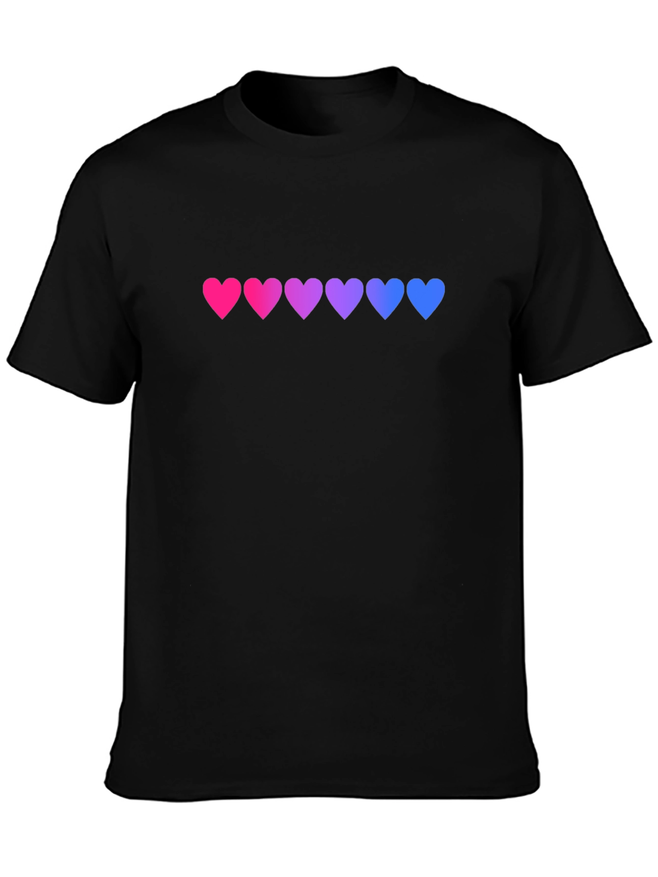 Bi Pride Heart T-Shirt - Stylish LGBT Pride Tee