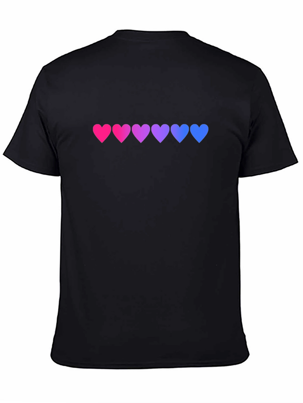 Bi Pride Heart T-Shirt - Stylish LGBT Pride Tee