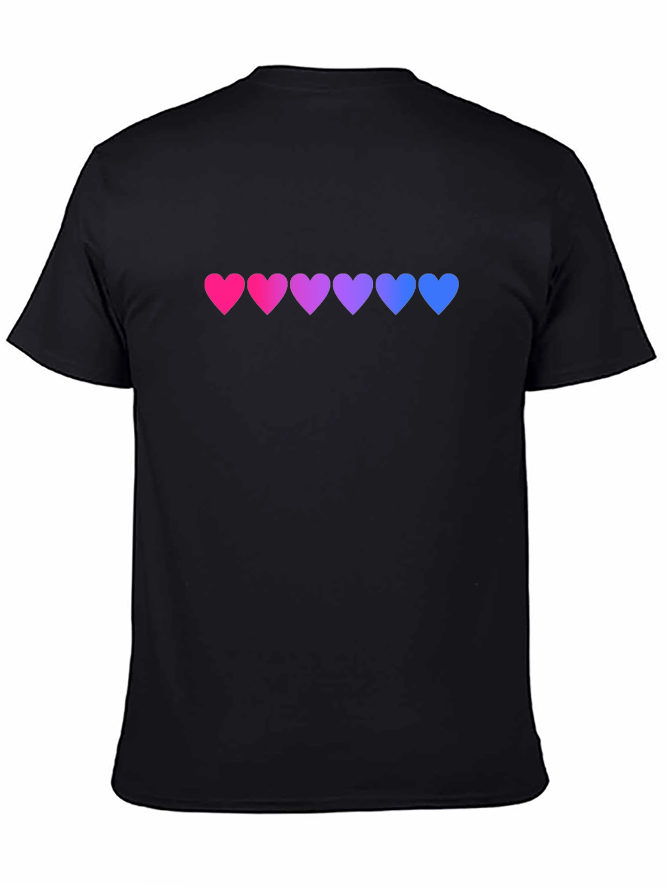 Bi Pride Heart T-Shirt - Stylish LGBT Pride Tee