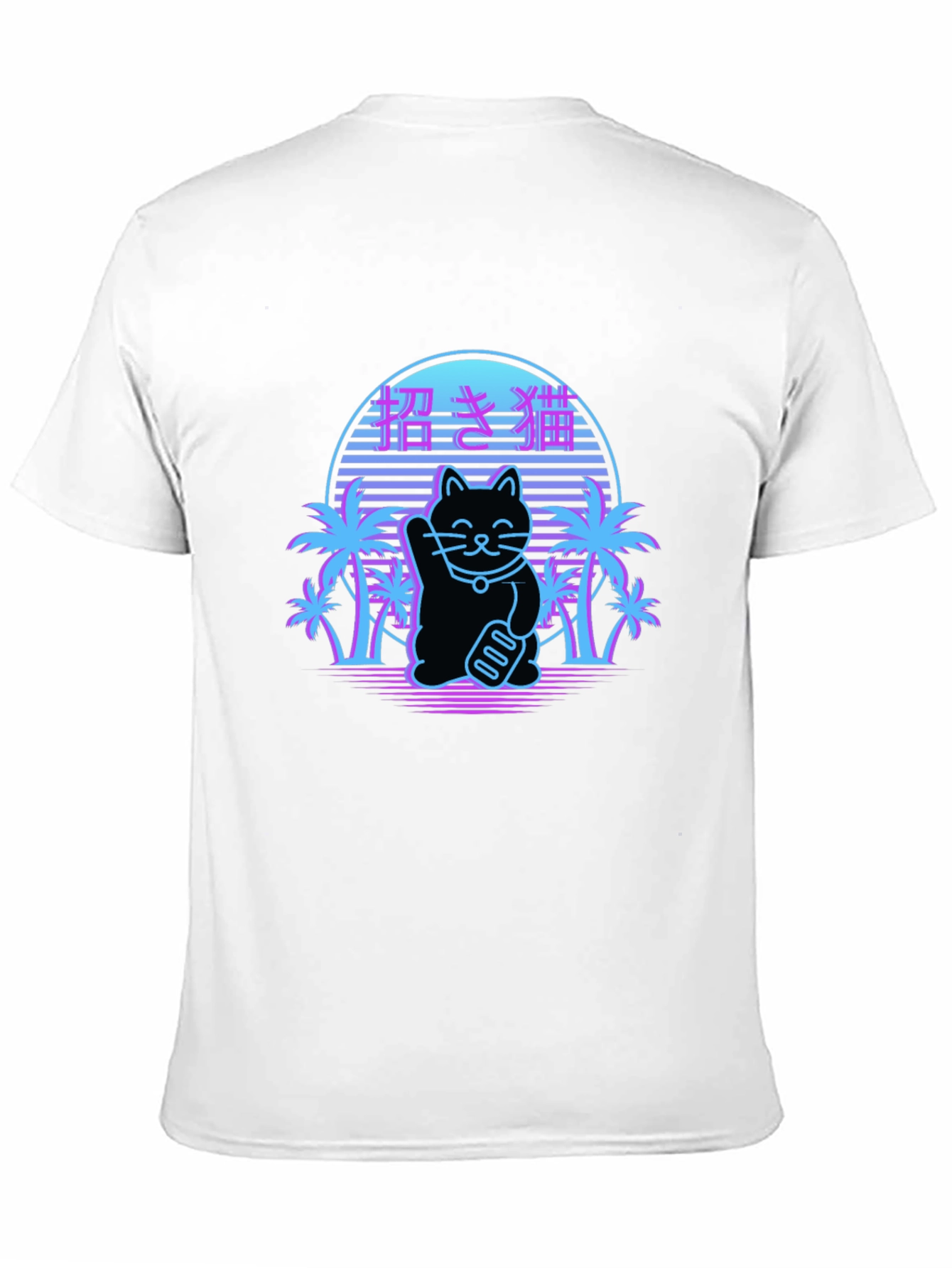 Lucky Cat Retro T-Shirt