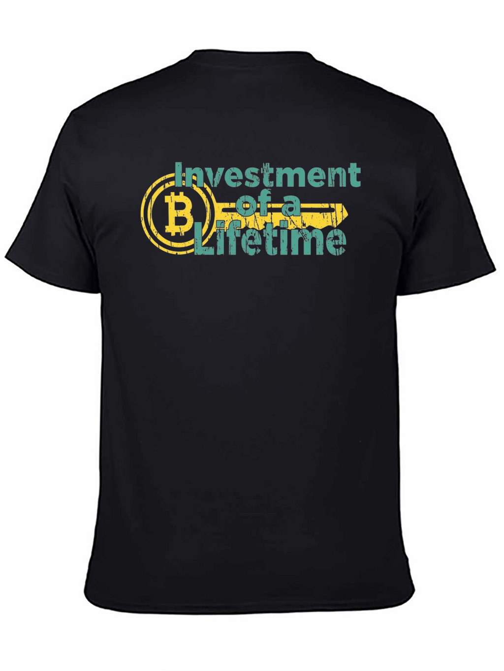 Bitcoin Investment of a Lifetime Black T-Shirt