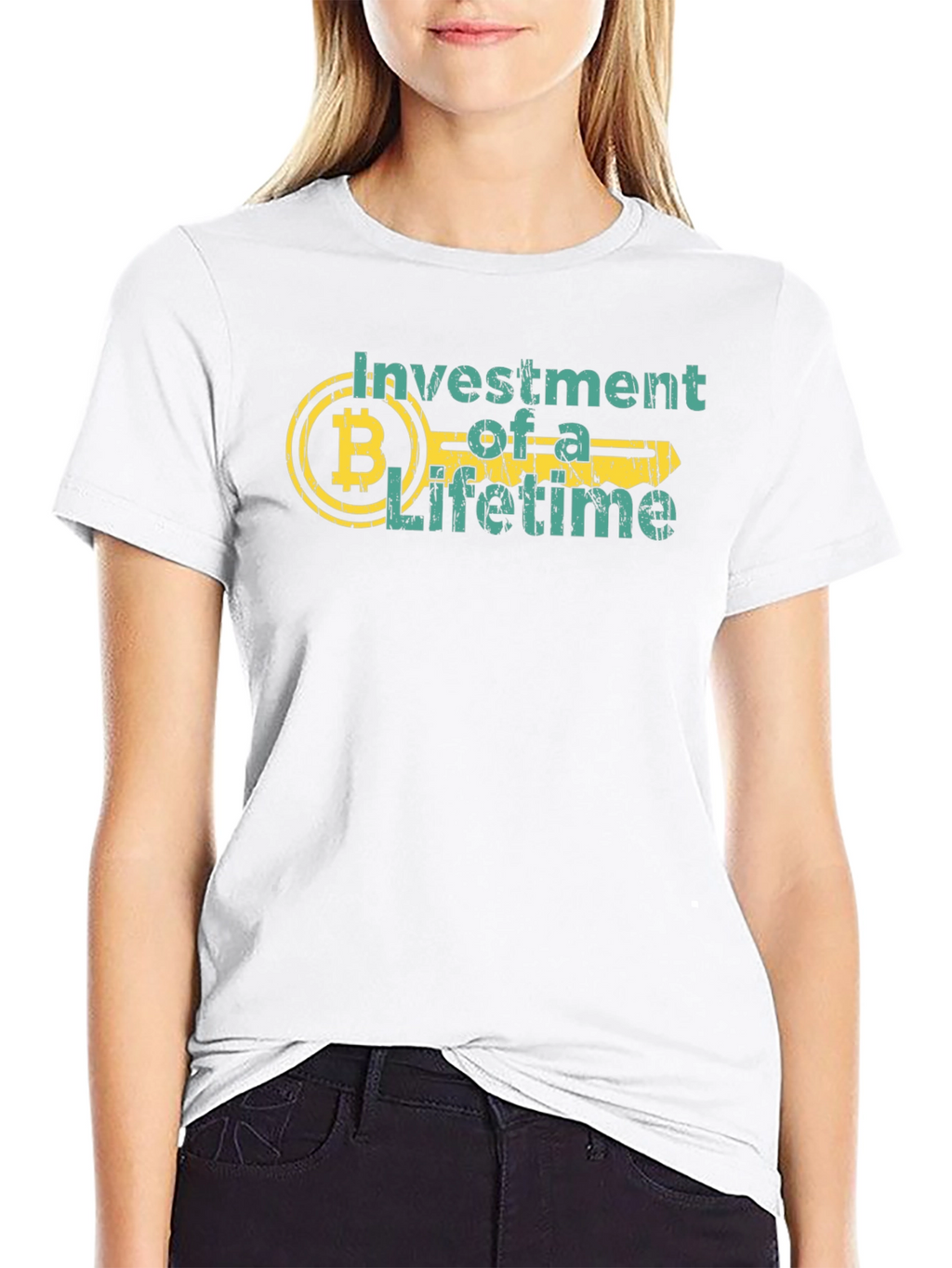 Bitcoin Investment of a Lifetime Black T-Shirt