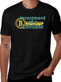 Bitcoin Investment of a Lifetime Black T-Shirt