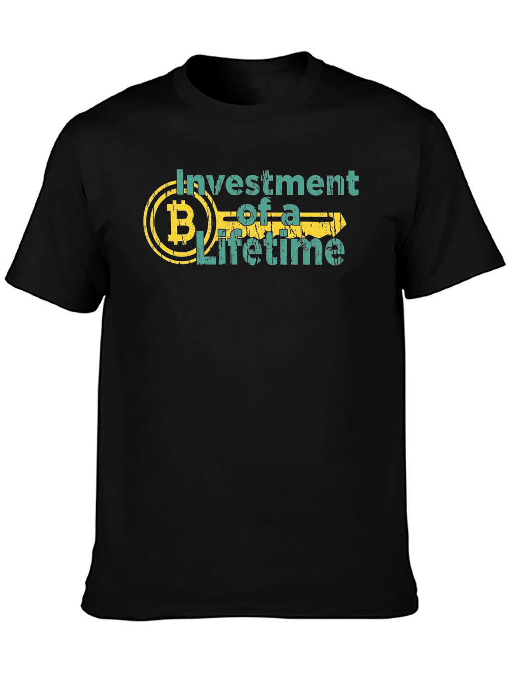 Bitcoin Investment of a Lifetime Black T-Shirt