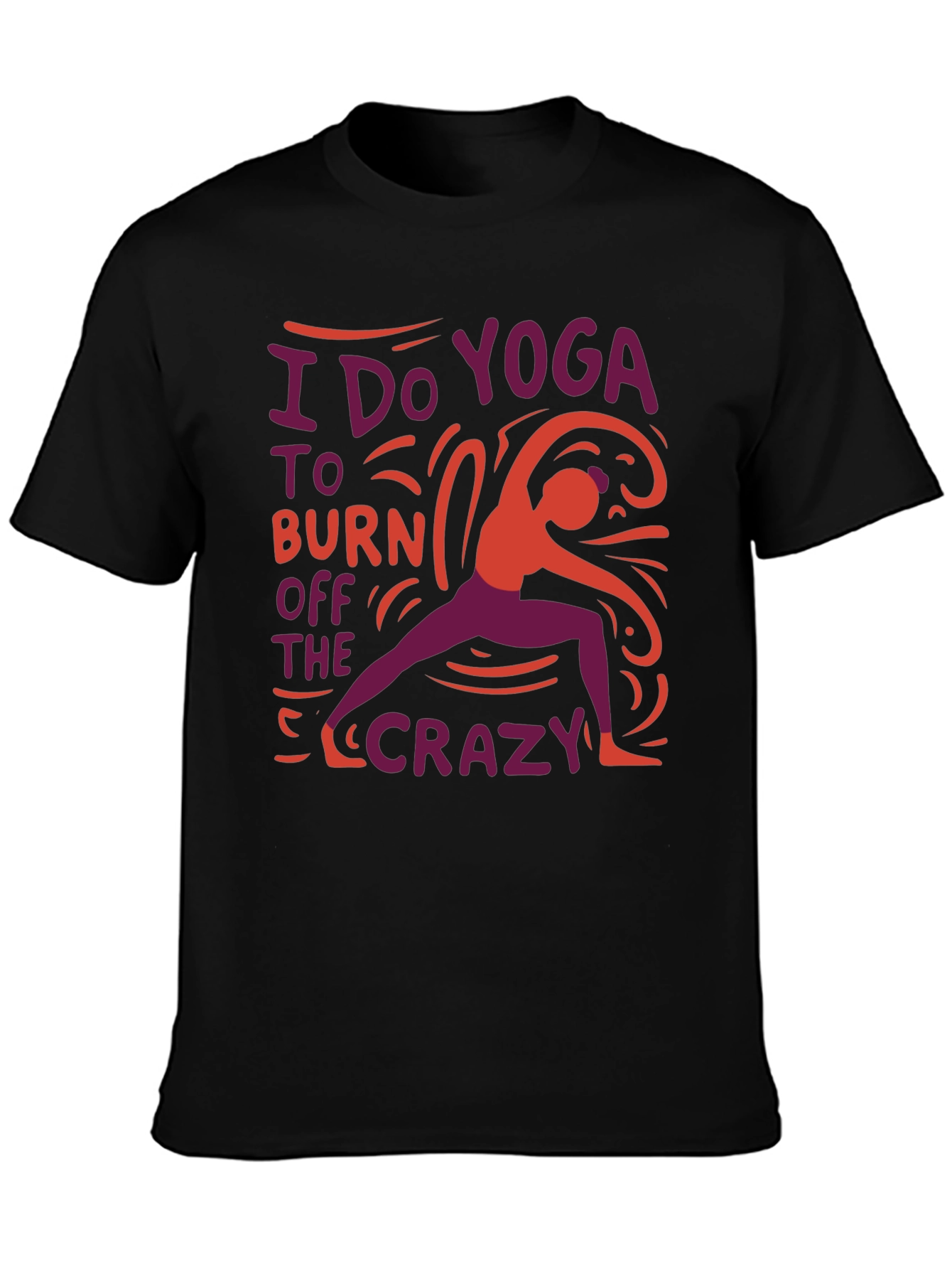 Yoga Crazy Burnout Tee