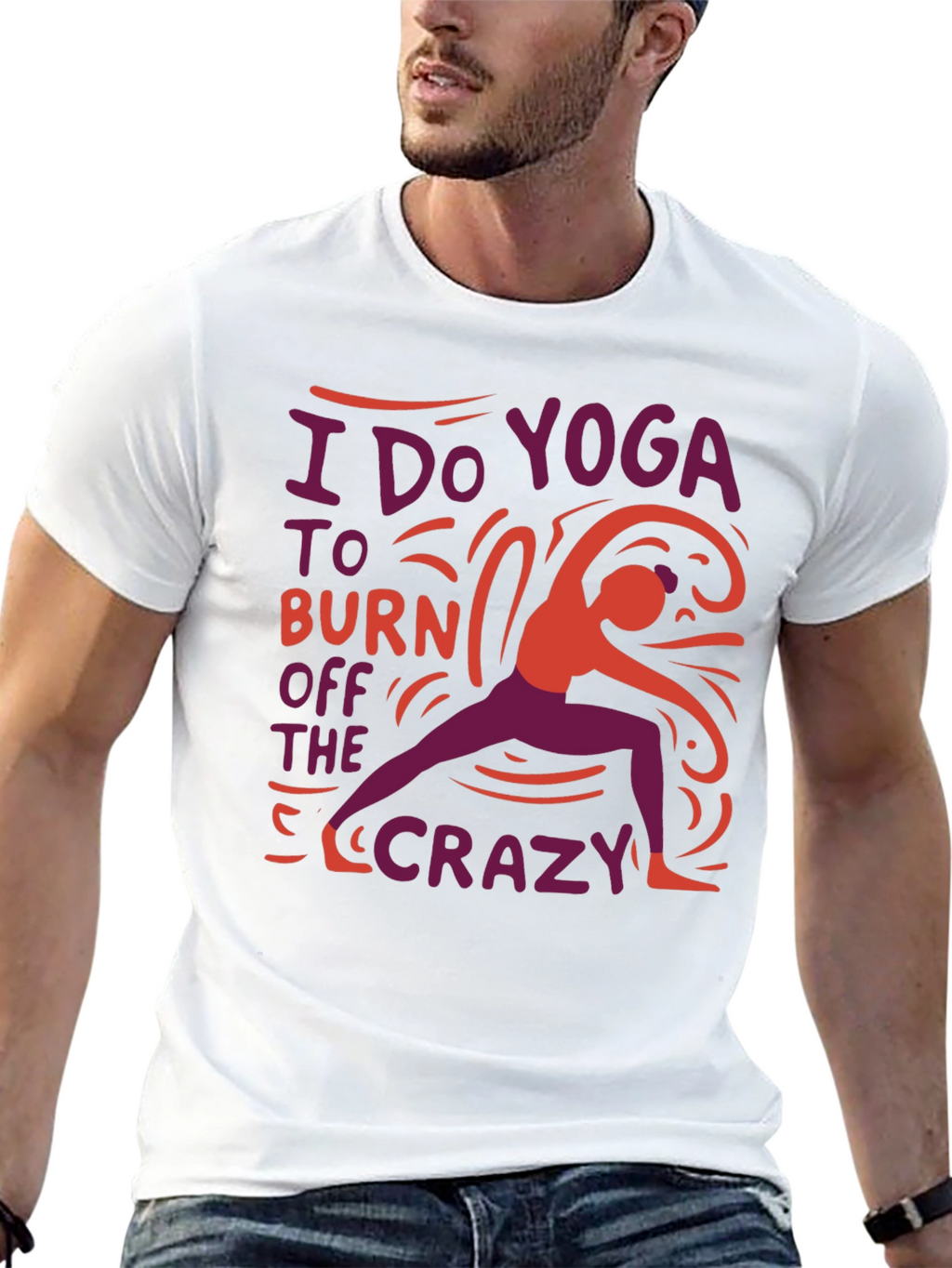 Yoga Crazy Burnout Tee