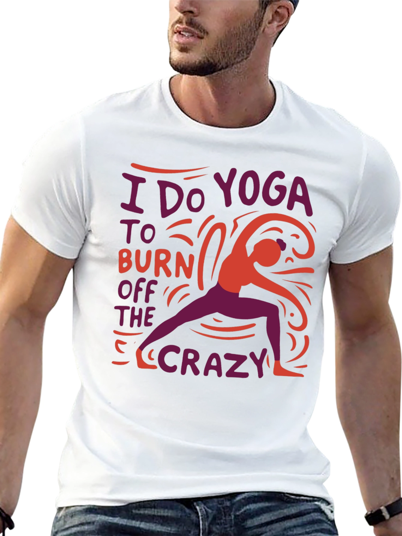 Yoga Crazy Burnout Tee