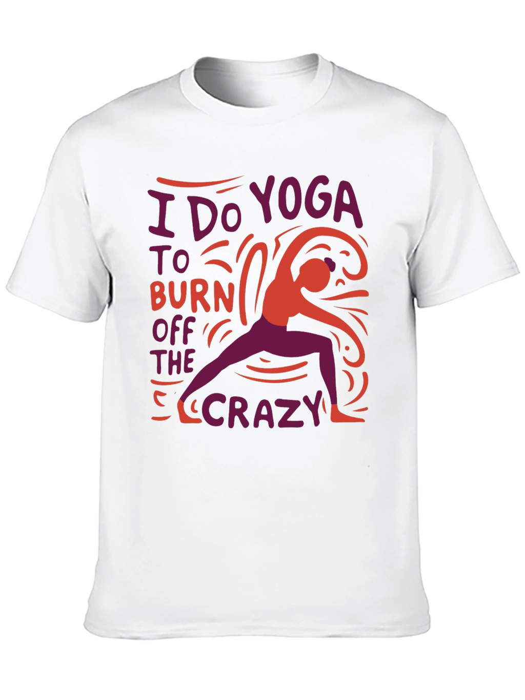 Yoga Crazy Burnout Tee
