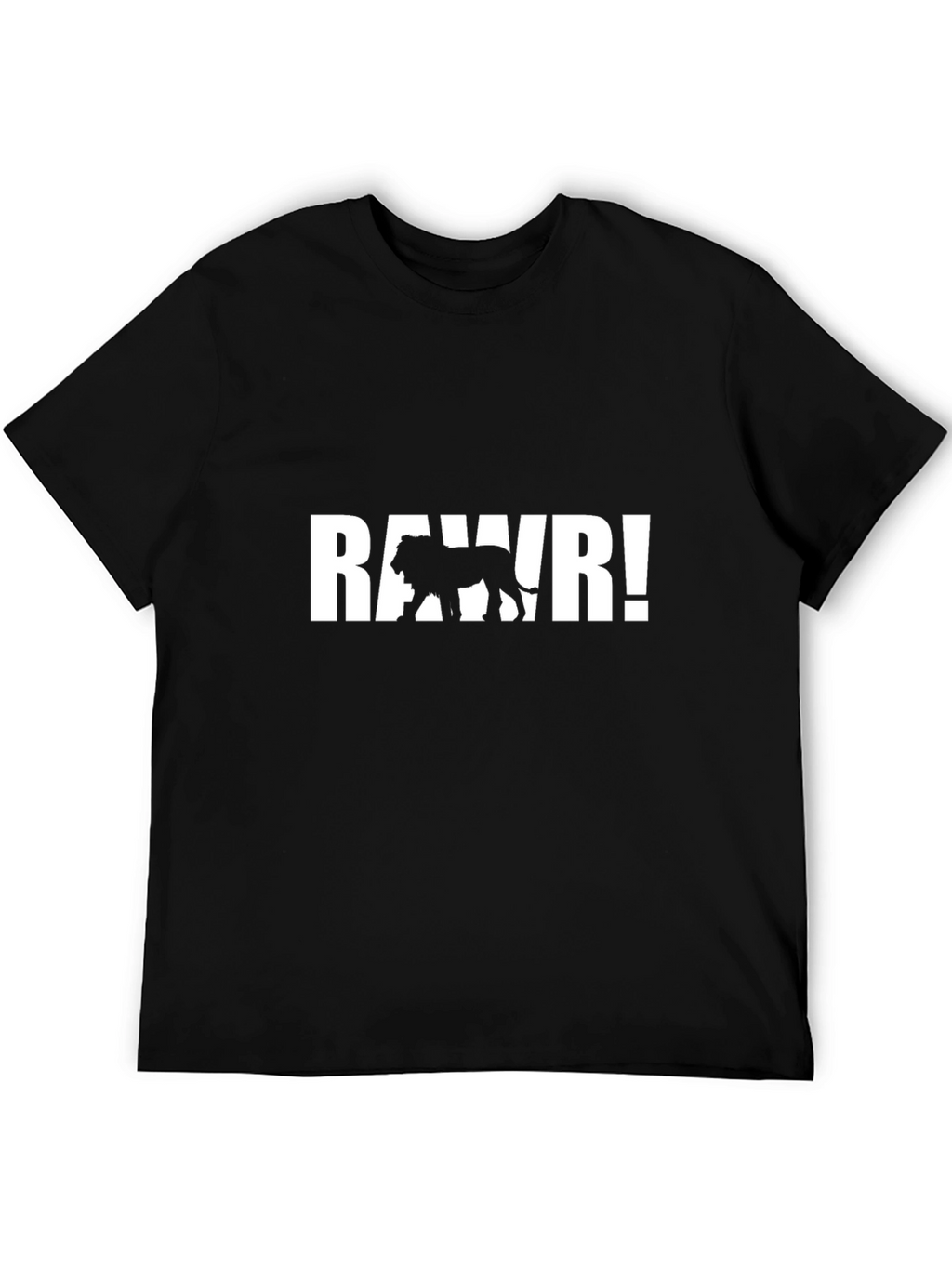 Roaring Lion Black T-Shirt - Mens Graphic Tee