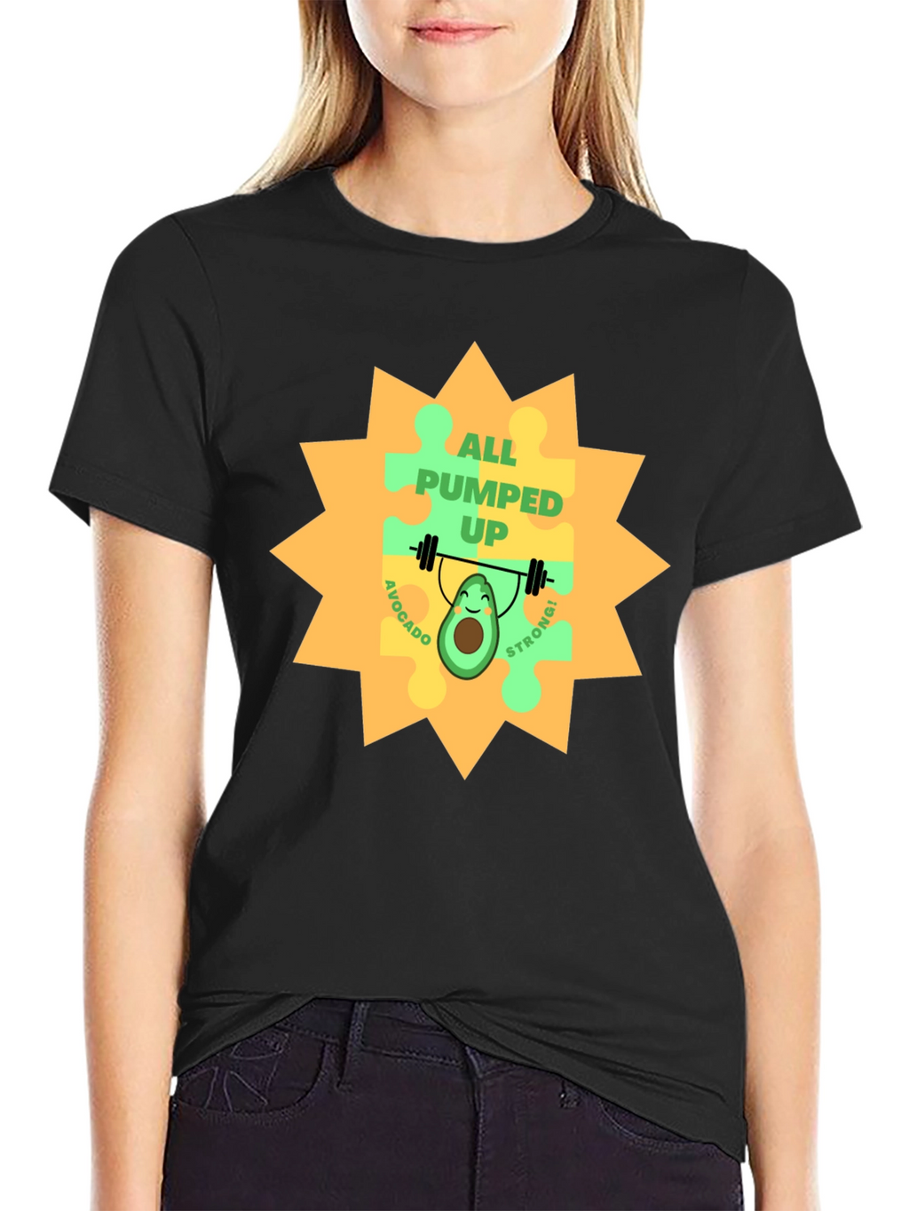All Pumped Up Avocado T-Shirt