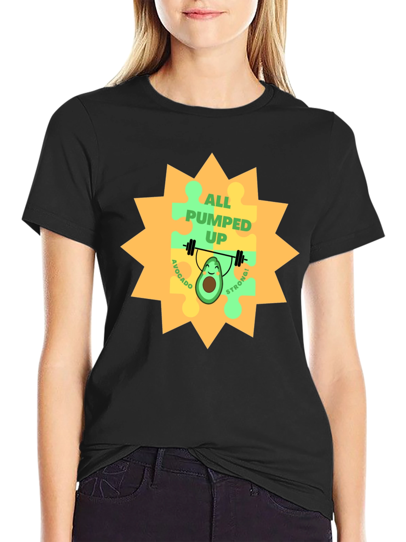 All Pumped Up Avocado T-Shirt
