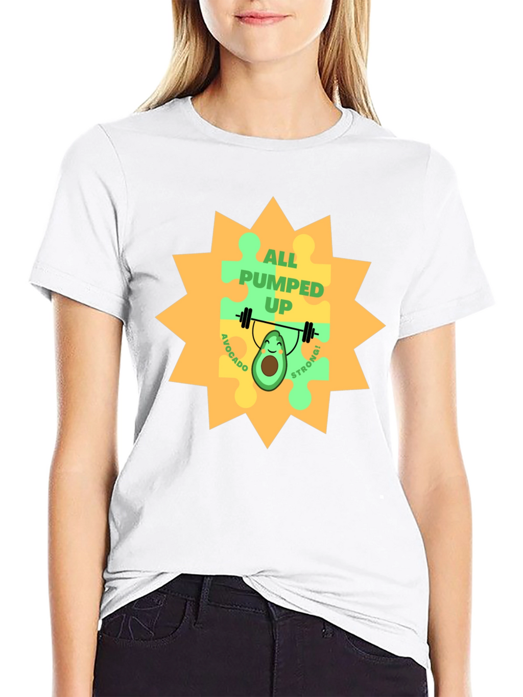 All Pumped Up Avocado T-Shirt
