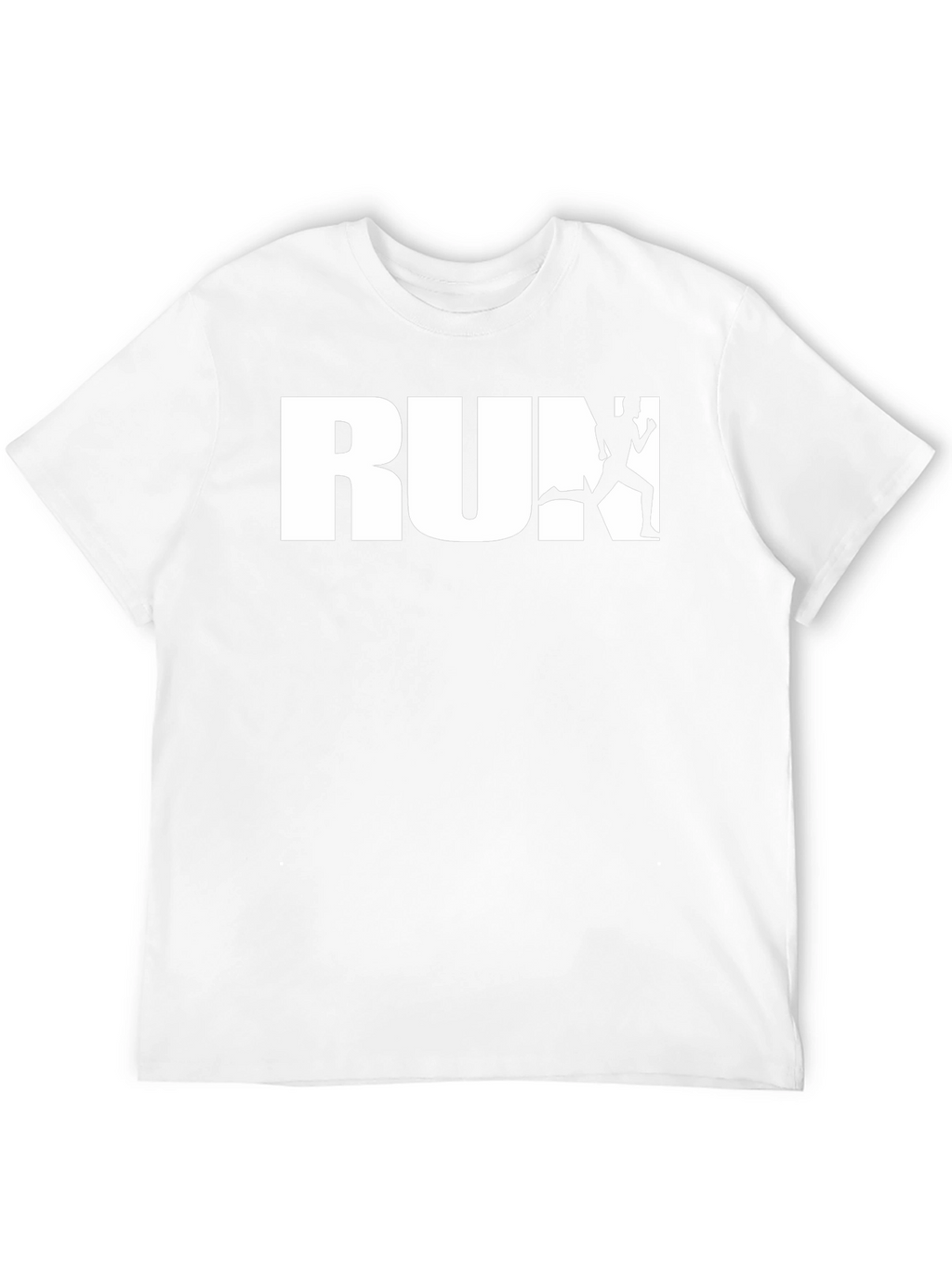 Run Graphic Tee - Black Cotton Casual Shirt