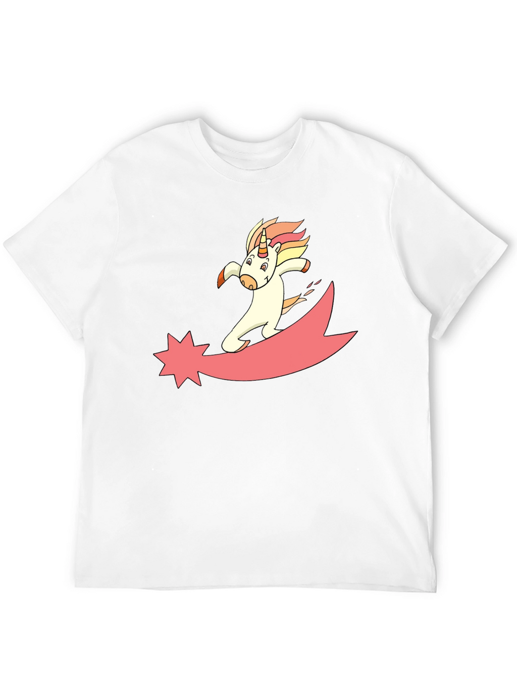 Unicorn Comet Black T-Shirt