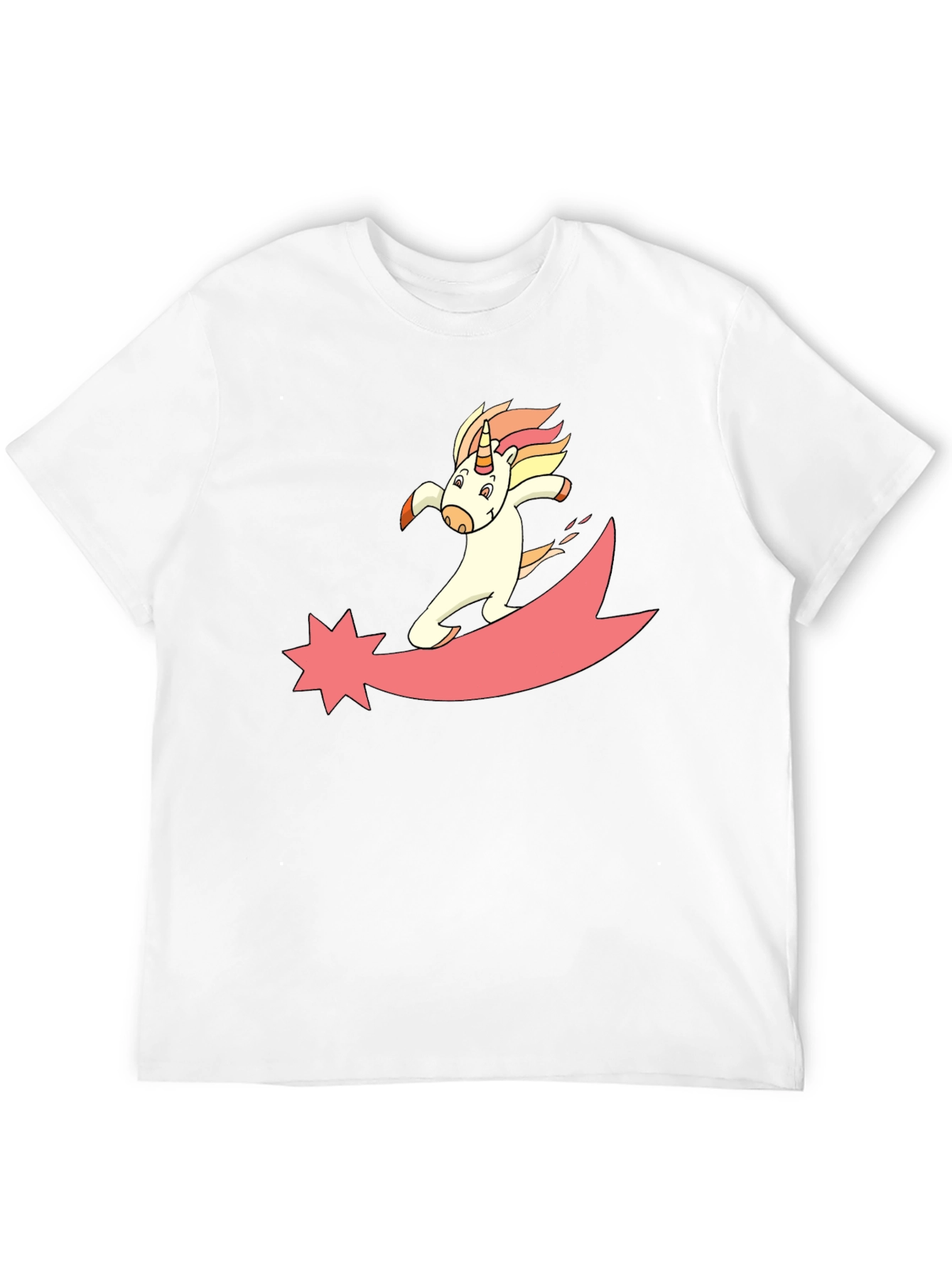 Unicorn Comet Black T-Shirt