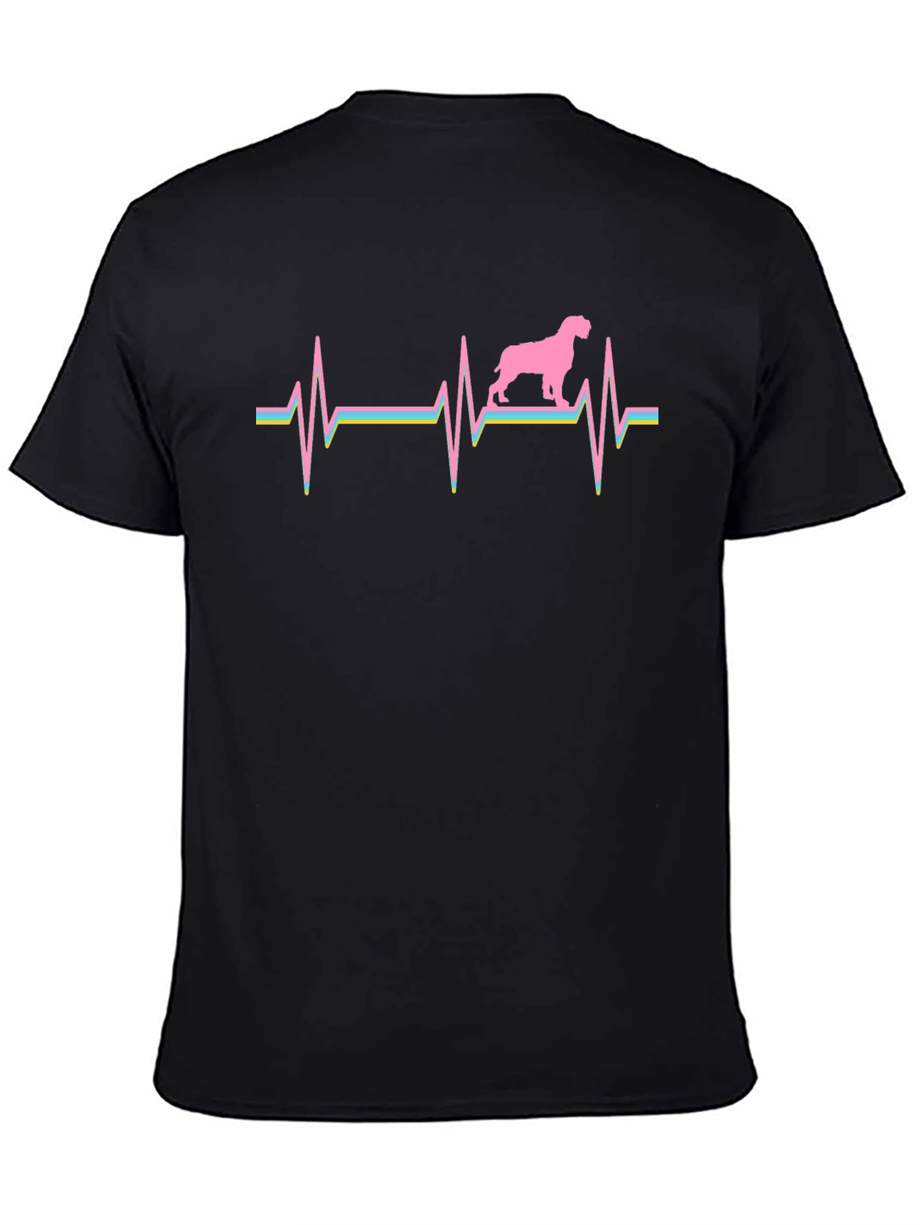 Dog Heartbeat Graphic Tee - Unique Canine Lover Gift