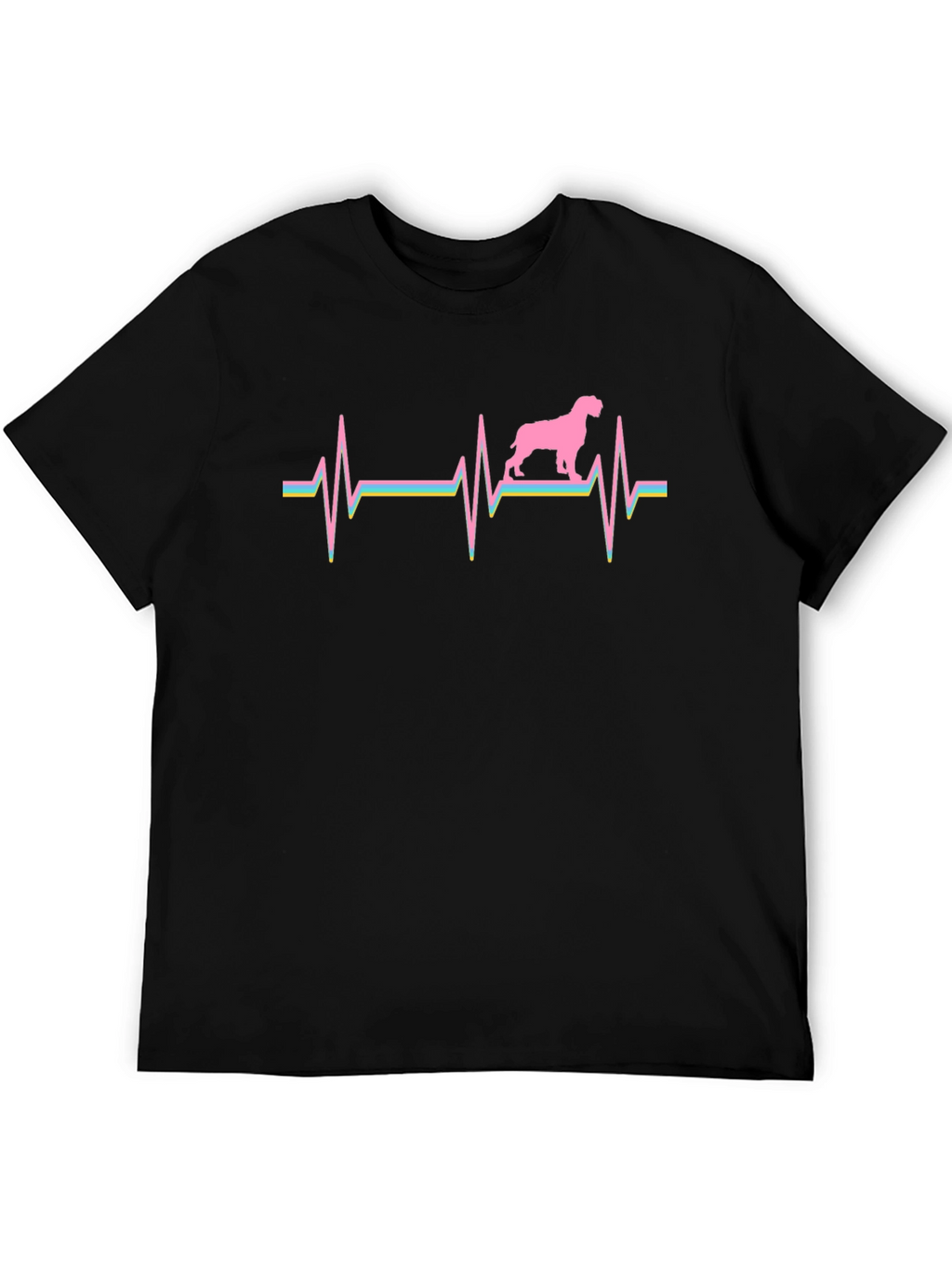 Dog Heartbeat Graphic Tee - Unique Canine Lover Gift