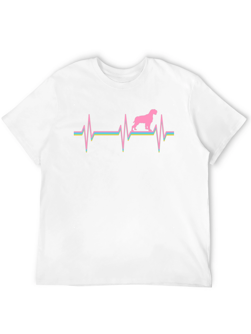 Dog Heartbeat Graphic Tee - Unique Canine Lover Gift