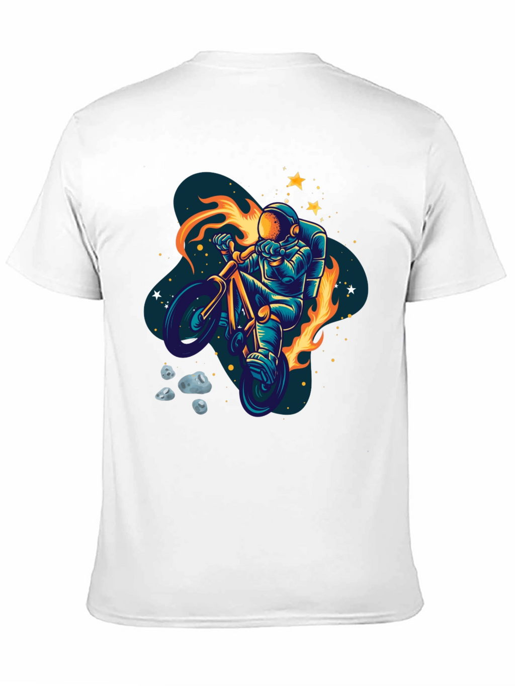 Astronaut Bike Ride Graphic Tee