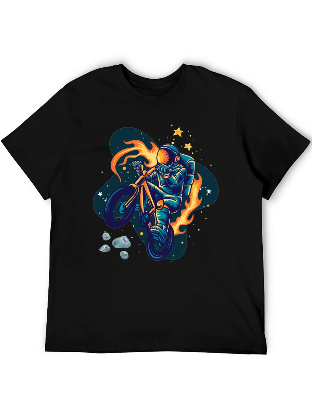 Astronaut Bike Ride Graphic Tee