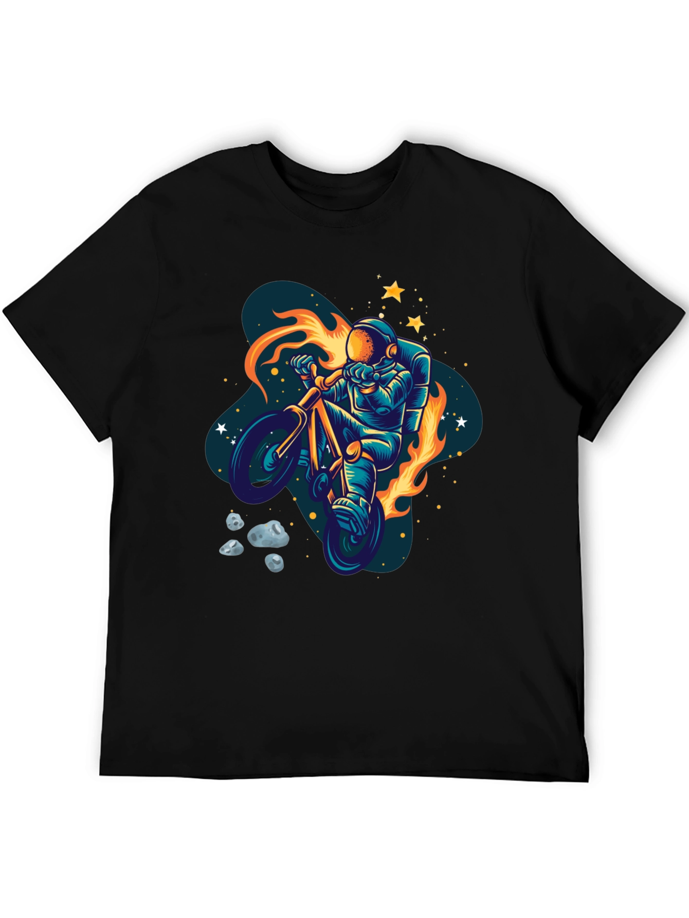 Astronaut Bike Ride Graphic Tee