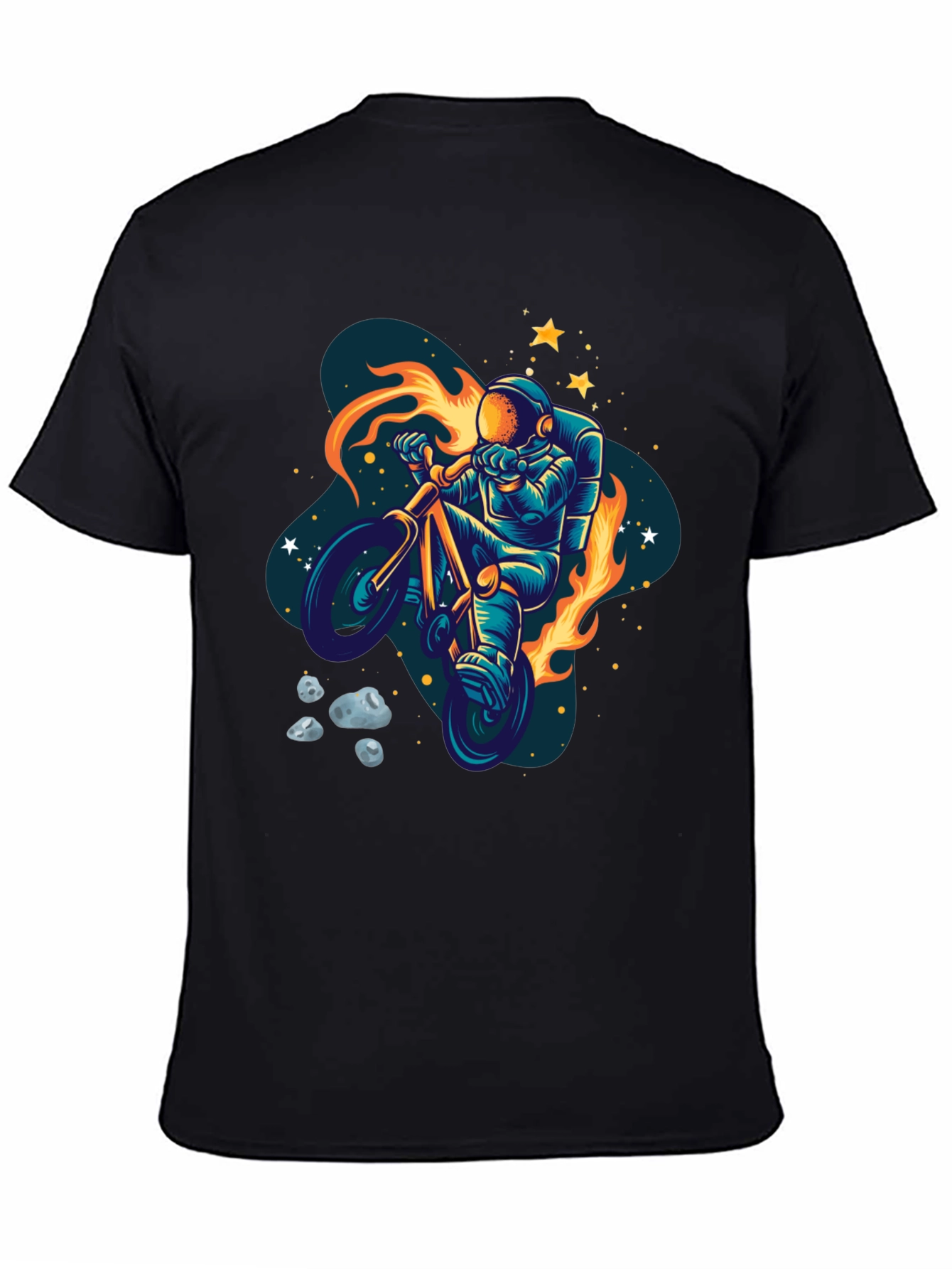 Astronaut Bike Ride Graphic Tee