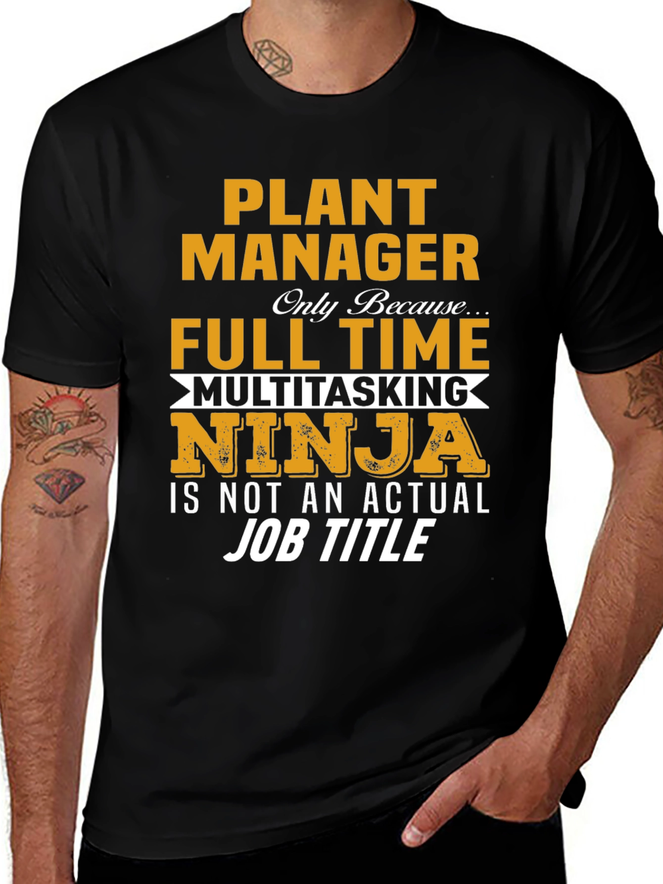 Plant Manager Multitasking Ninja T-Shirt