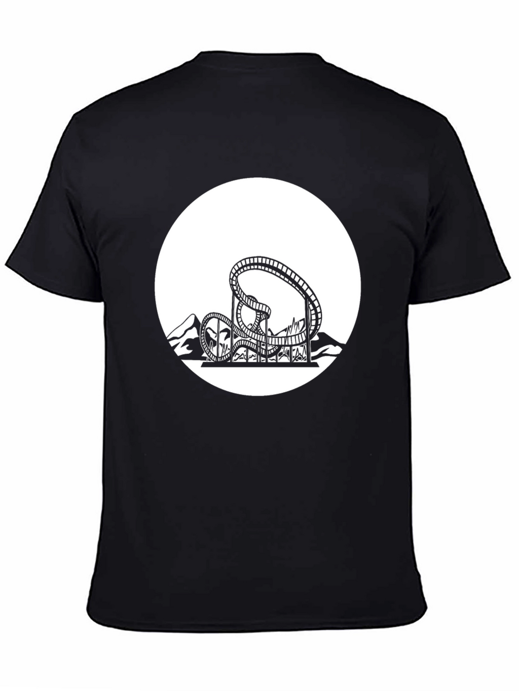 Roller Coaster Graphic Tee - Thrill Ride Shirt