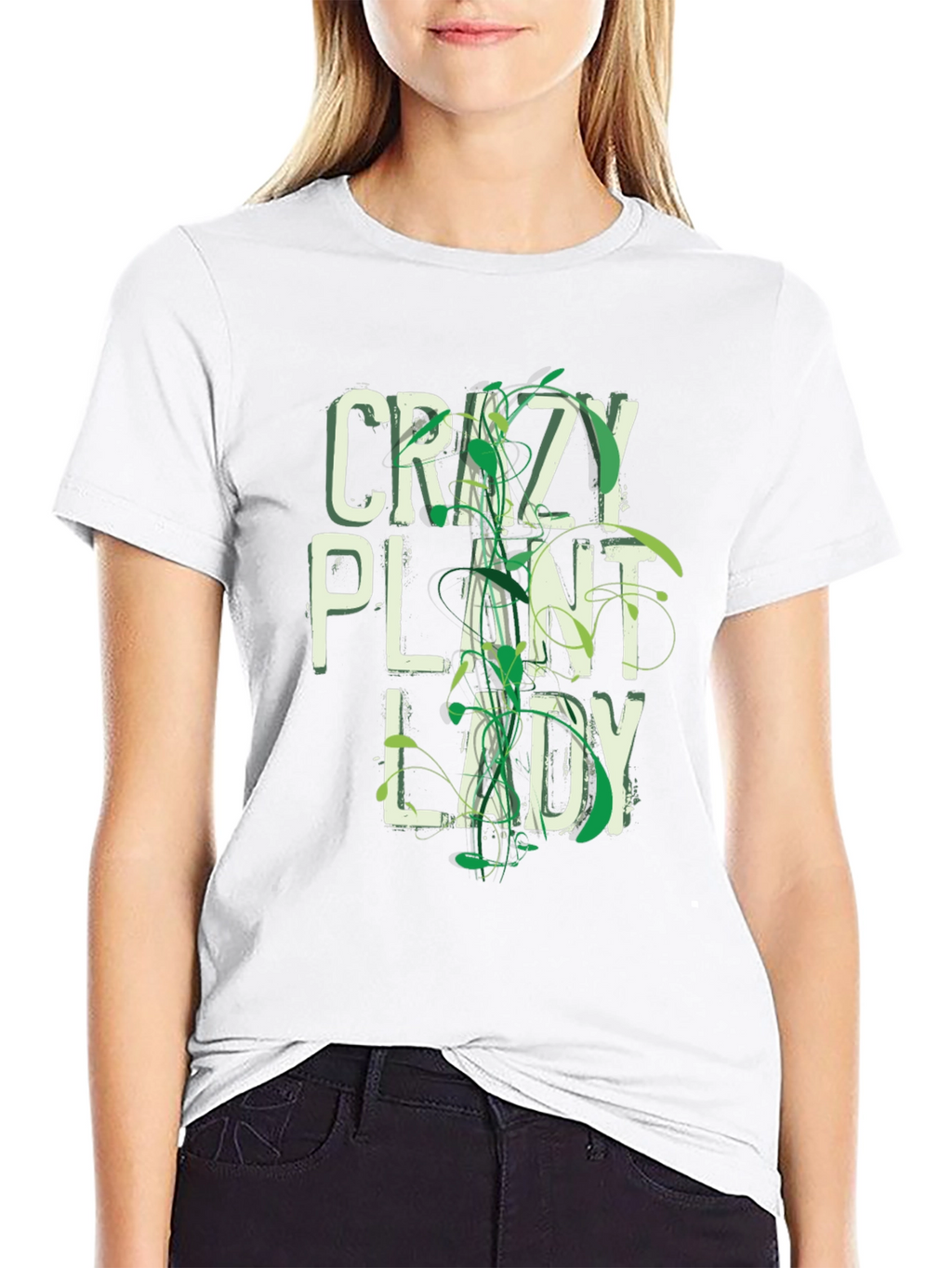 Crazy Plant Lady Graphic T-Shirt