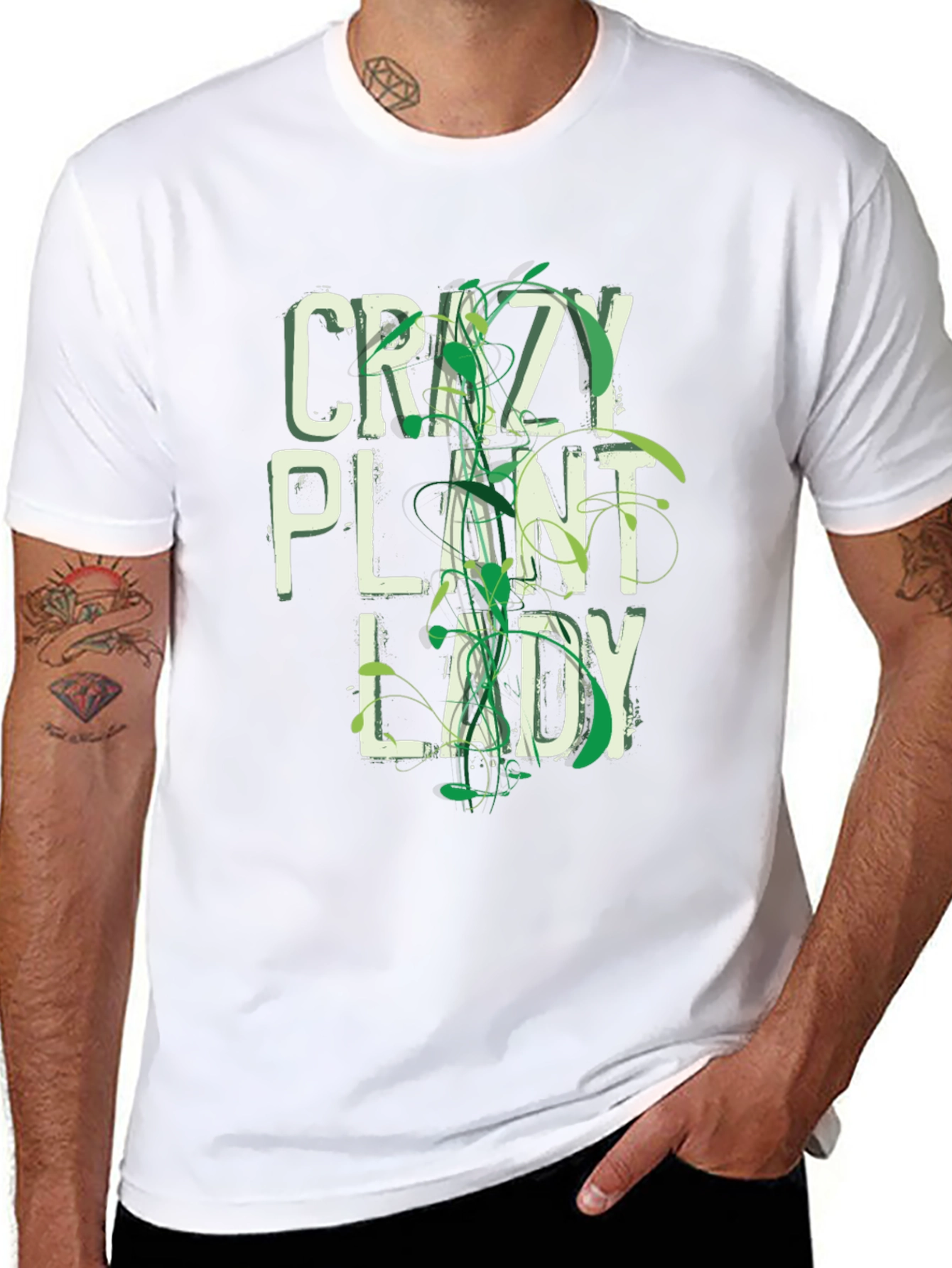 Crazy Plant Lady Graphic T-Shirt