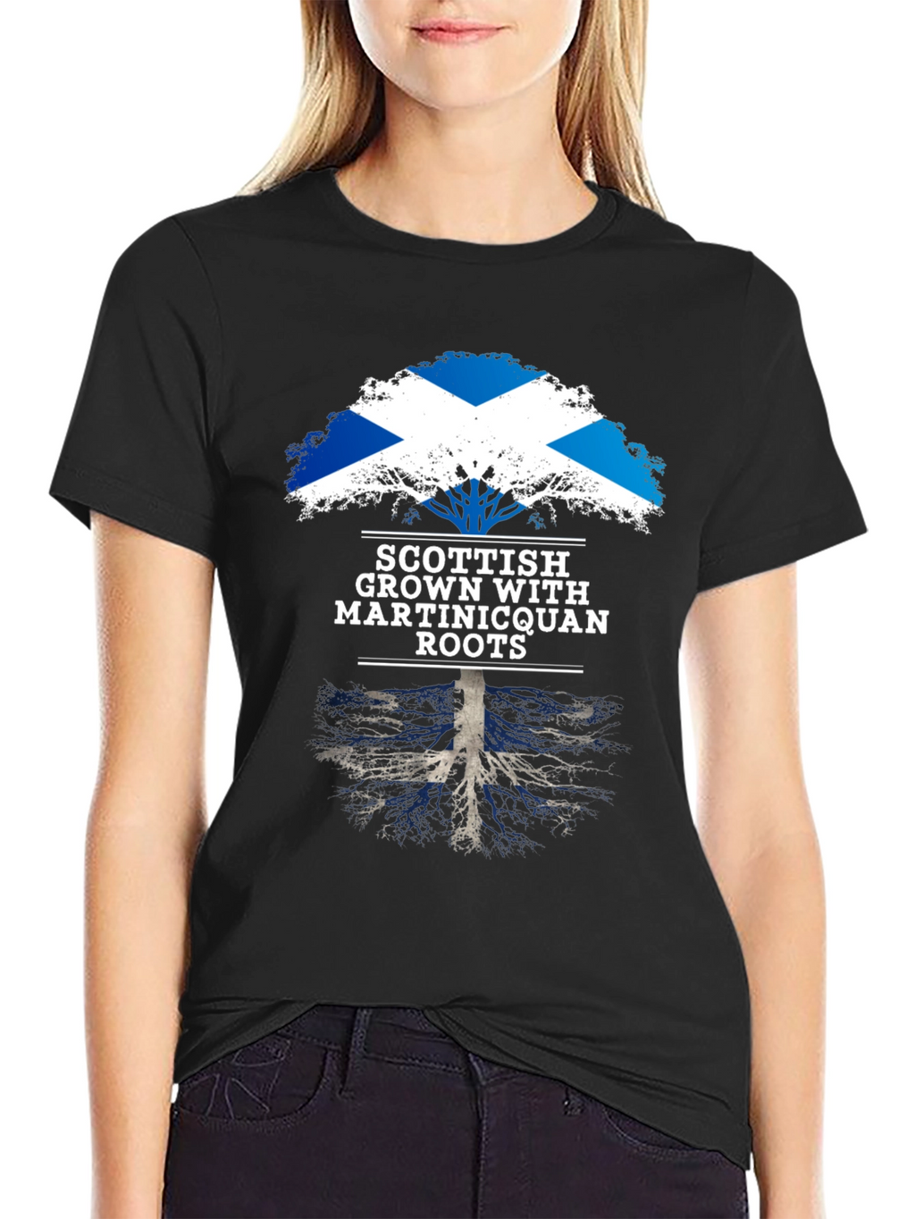 Scottish Grown with Martiniquan Roots T-Shirt