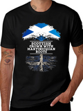 Scottish Grown with Martiniquan Roots T-Shirt