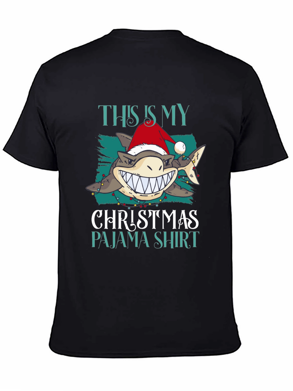Shark Christmas Pajama Shirt