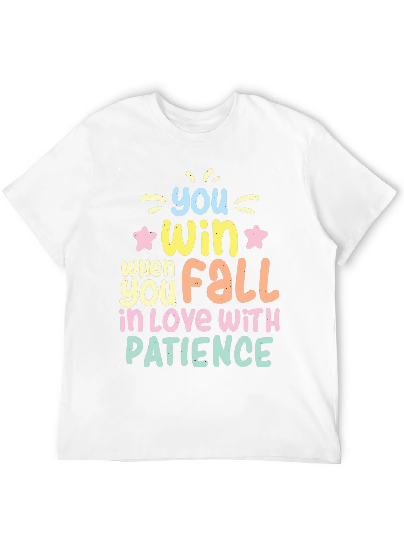 Win With Patience T-Shirt - Inspiring Graphic Tee