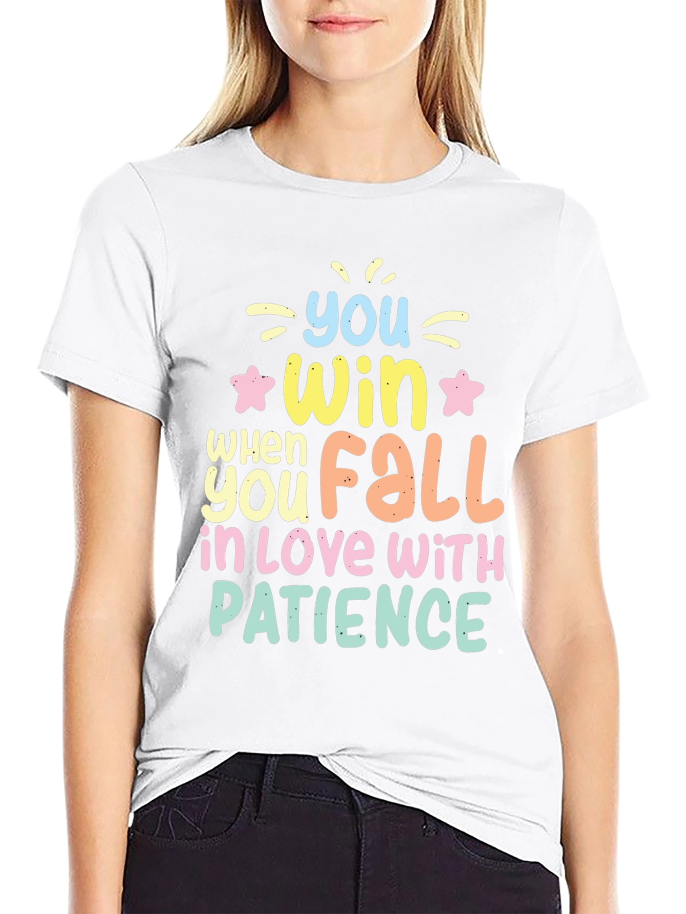 Win With Patience T-Shirt - Inspiring Graphic Tee
