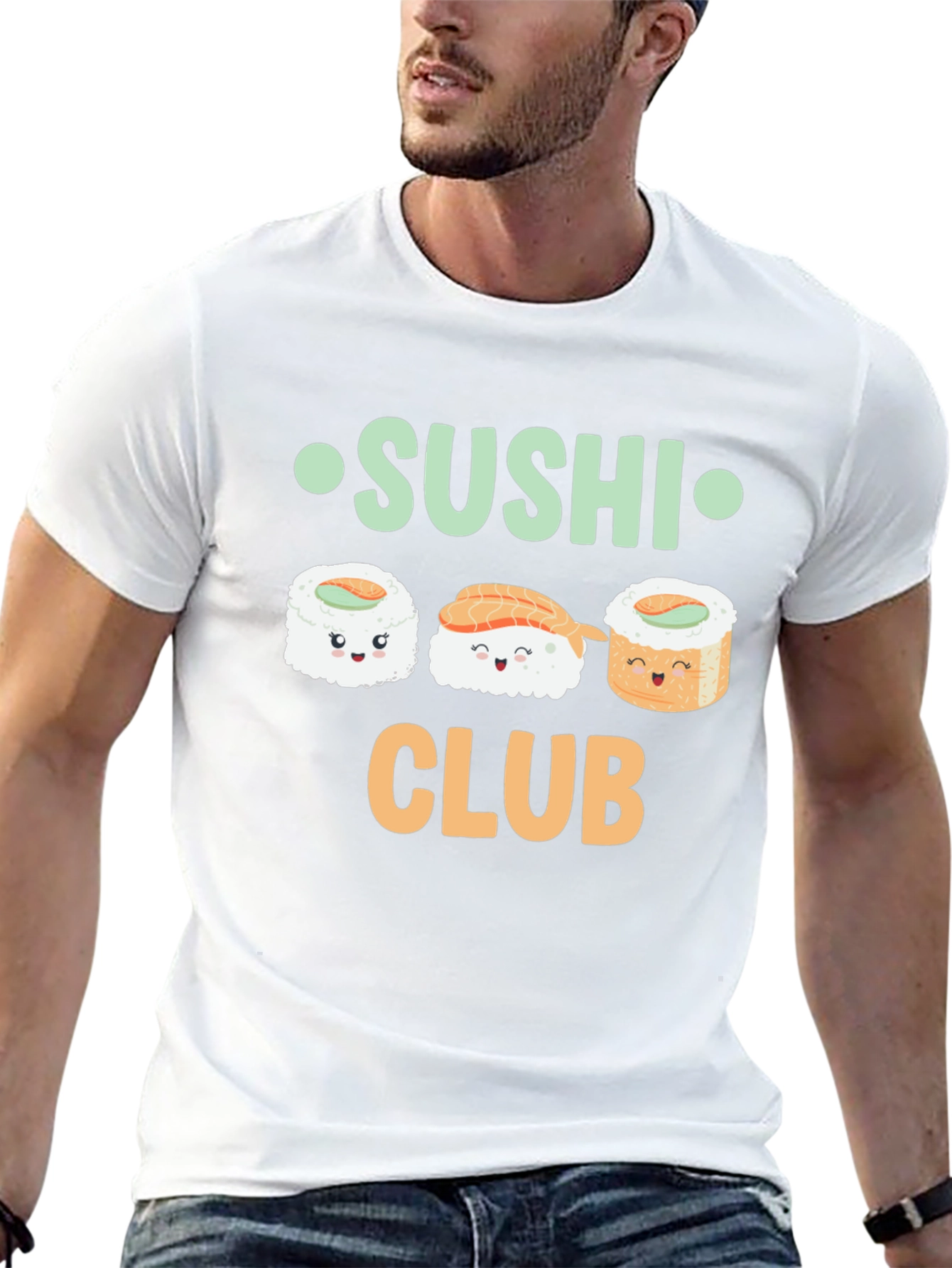 Sushi Club Graphic Tee - Foodie Fashion
