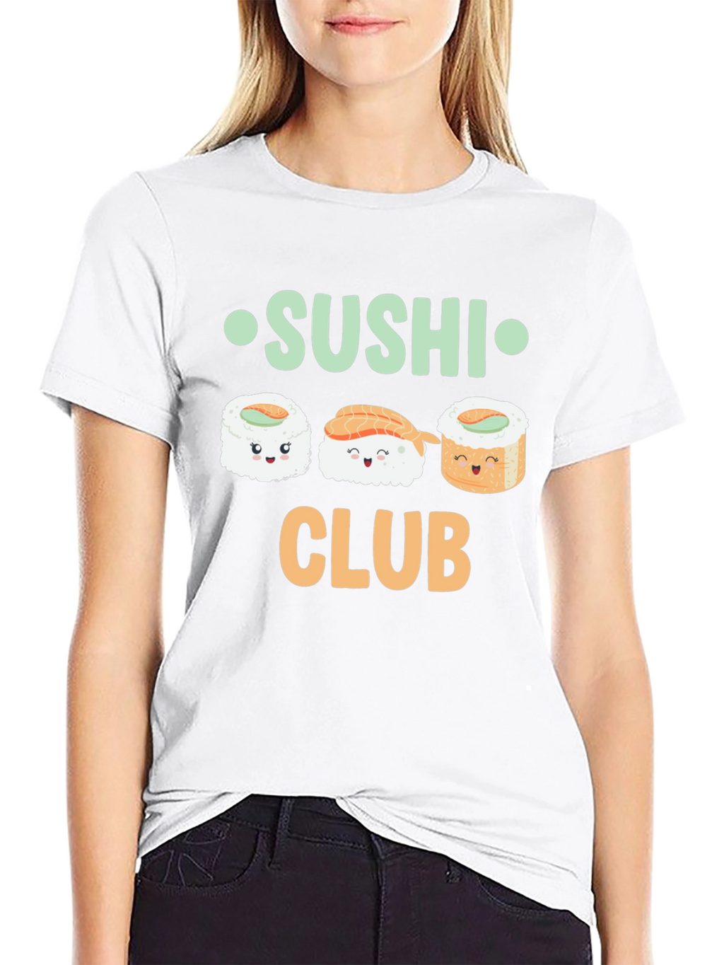 Sushi Club Graphic Tee - Foodie Fashion