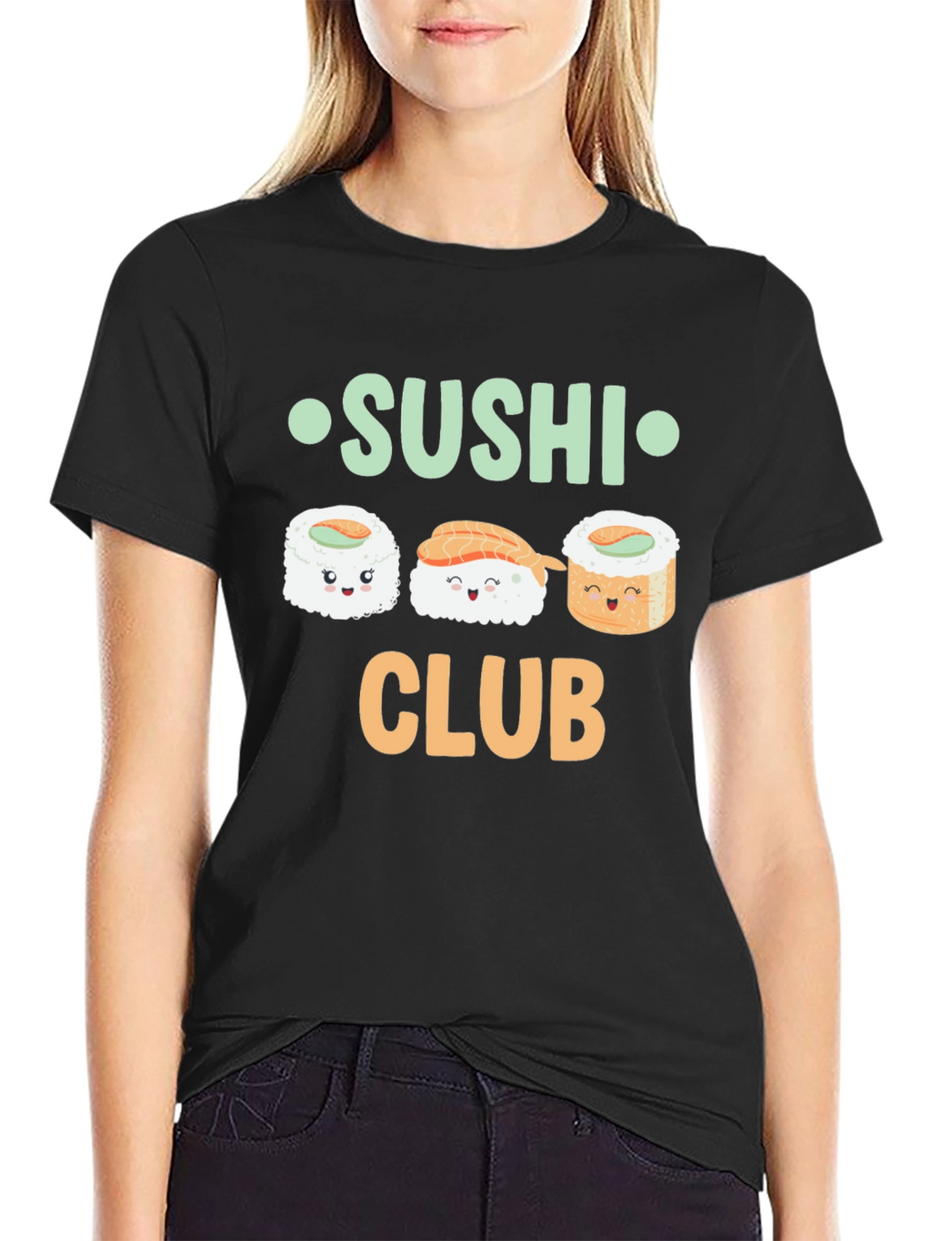 Sushi Club Graphic Tee - Foodie Fashion