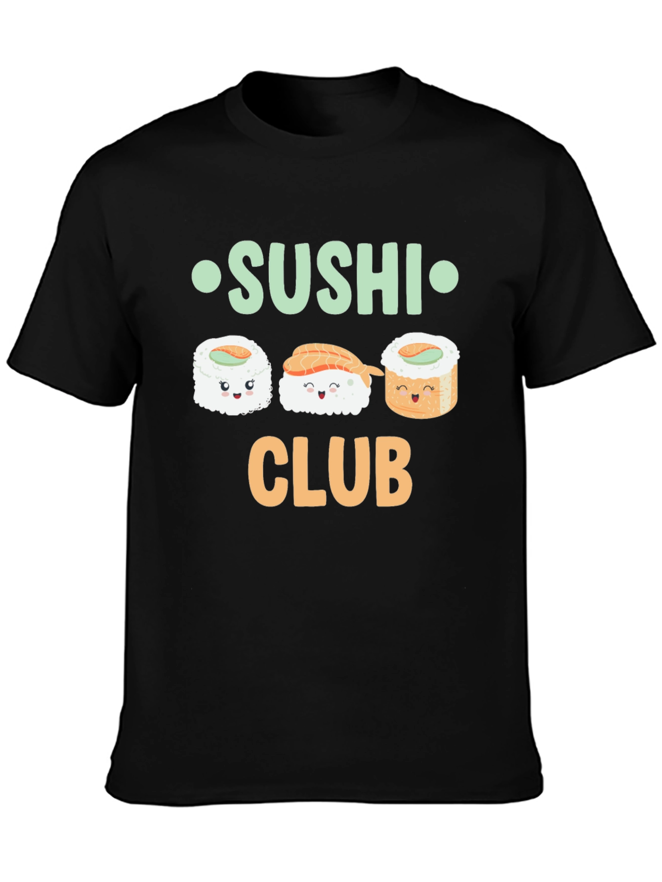 Sushi Club Graphic Tee - Foodie Fashion