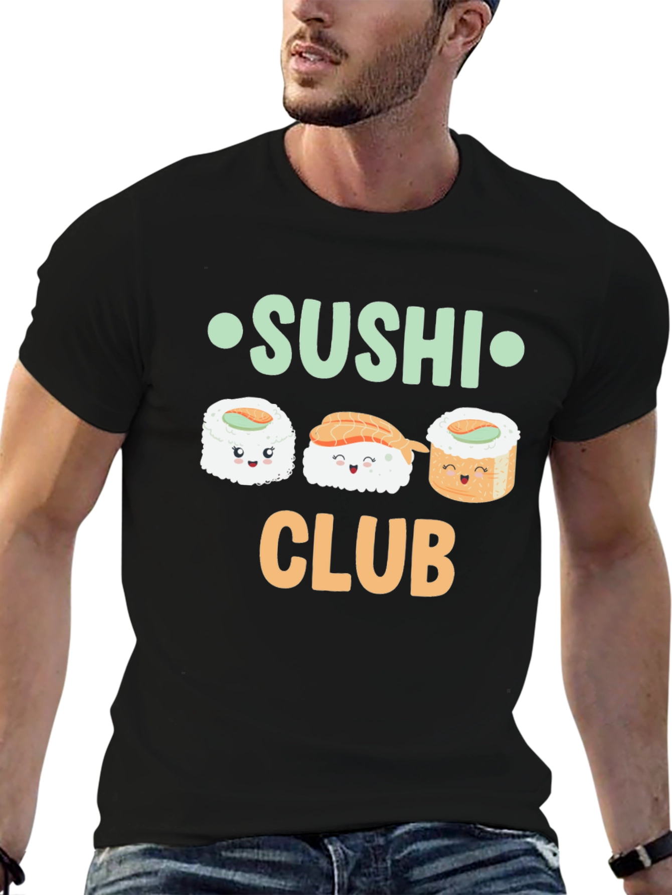 Sushi Club Graphic Tee - Foodie Fashion
