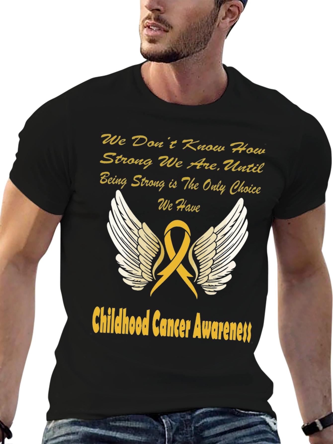 Childhood Cancer Awareness Graphic T-Shirt