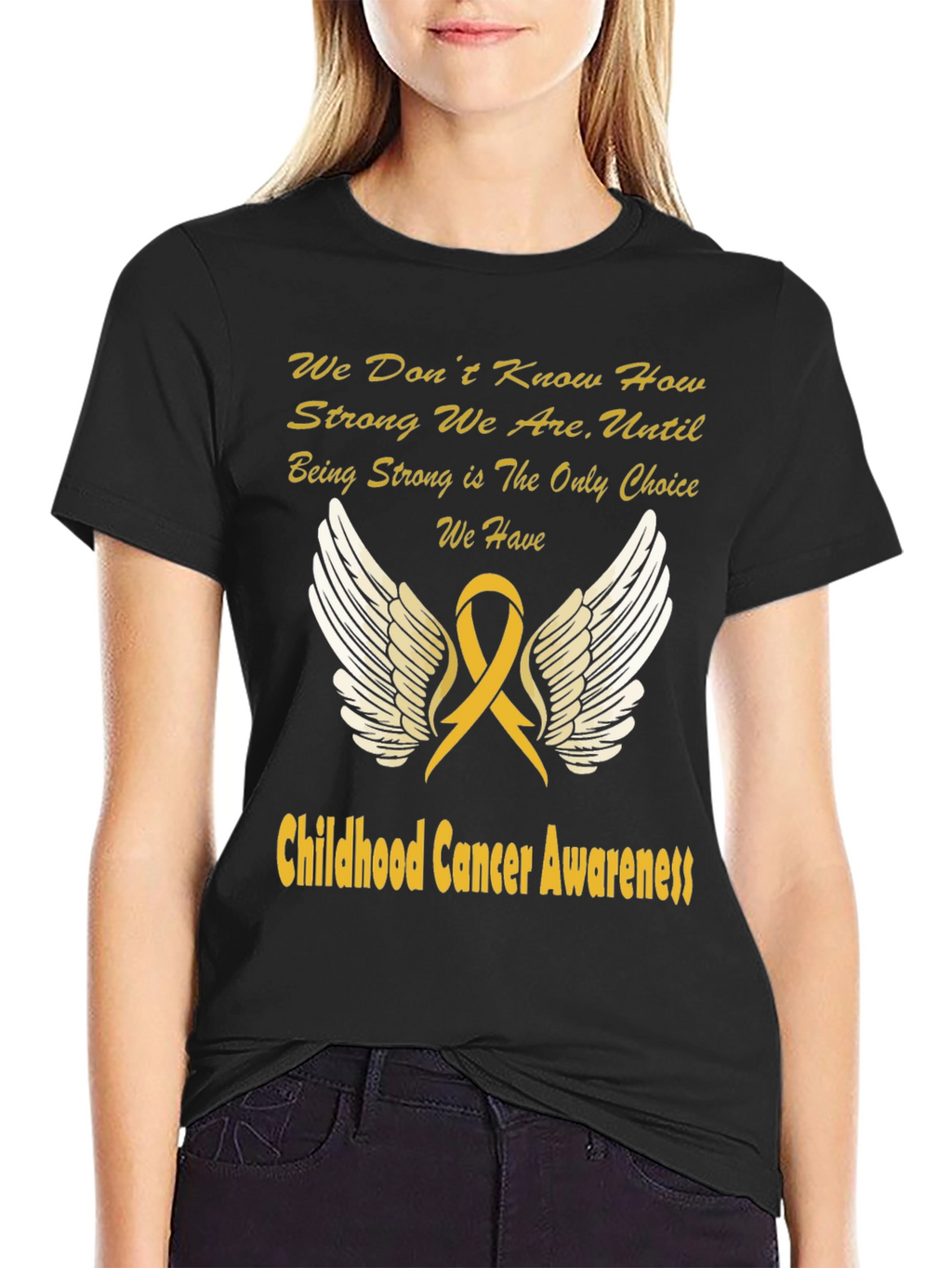 Childhood Cancer Awareness Graphic T-Shirt