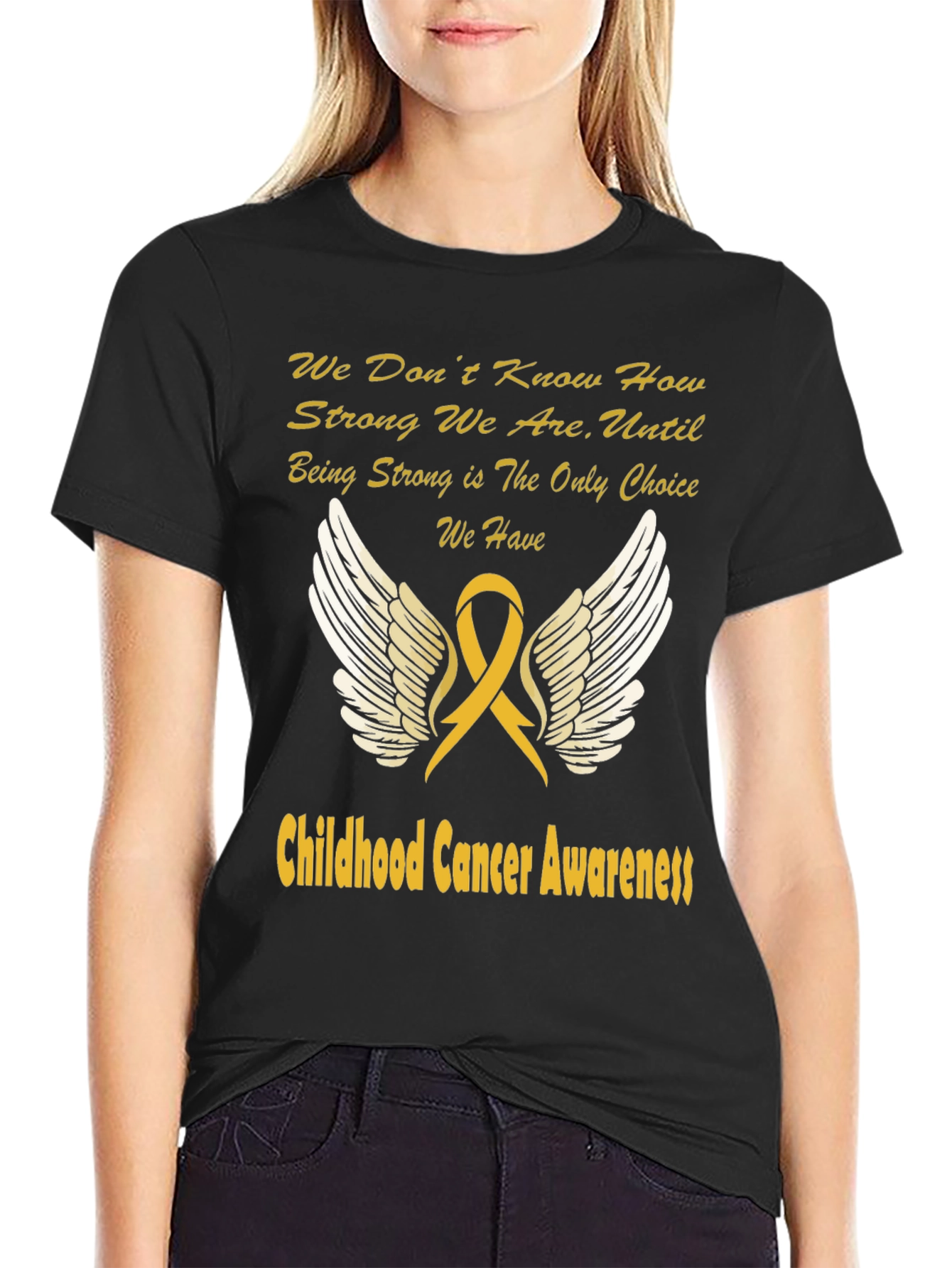 Childhood Cancer Awareness Graphic T-Shirt