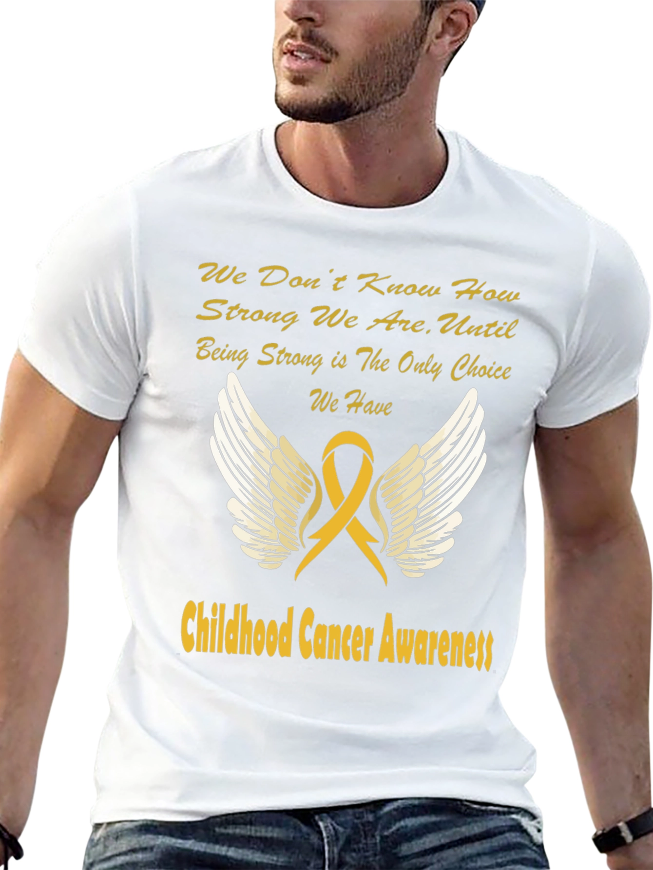 Childhood Cancer Awareness Graphic T-Shirt