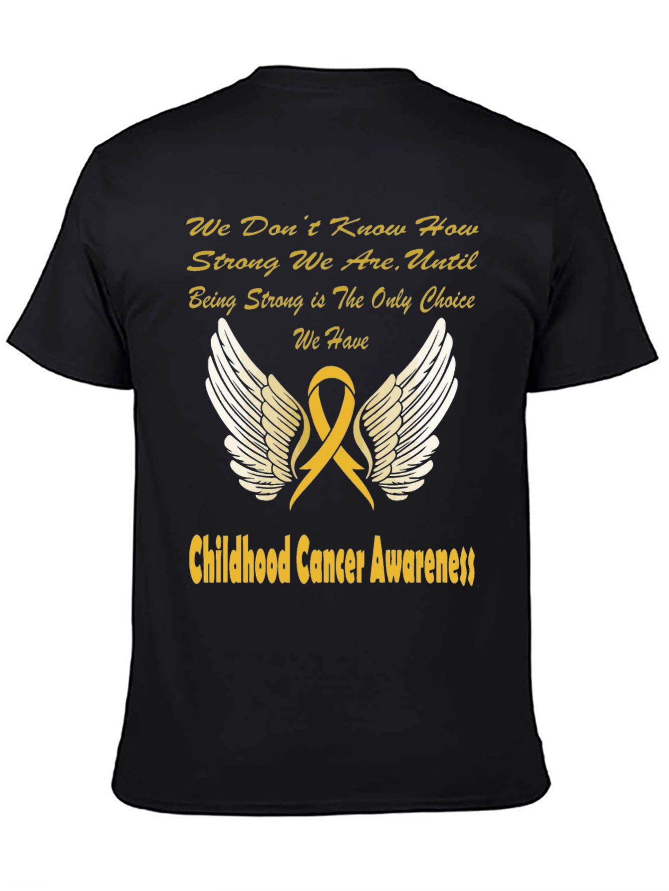 Childhood Cancer Awareness Graphic T-Shirt