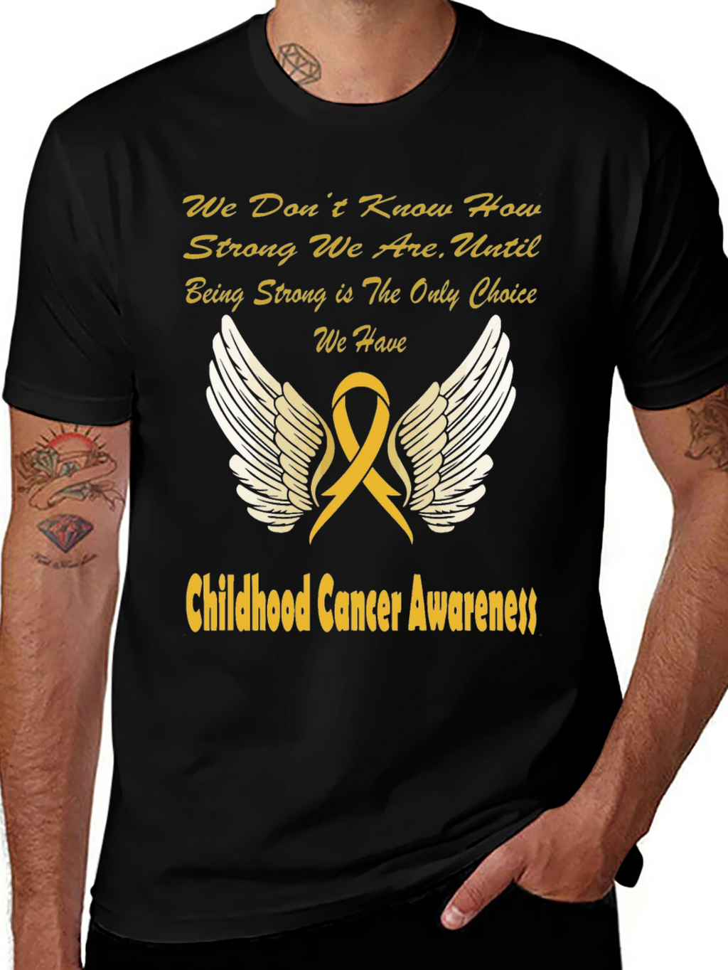 Childhood Cancer Awareness Graphic T-Shirt